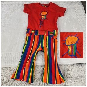 OINKBABY Mr Stripey Colorful One Piece
